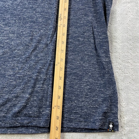 Smartwool Everyday Exploration Shirt Mens Large Blue Base Layer Outdoor - Picture 5 of 11